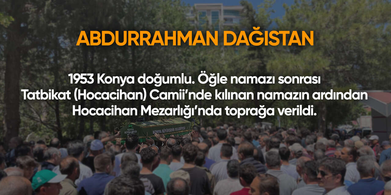 Konya'da bugün vefat edenler | 11 Haziran 2026 5